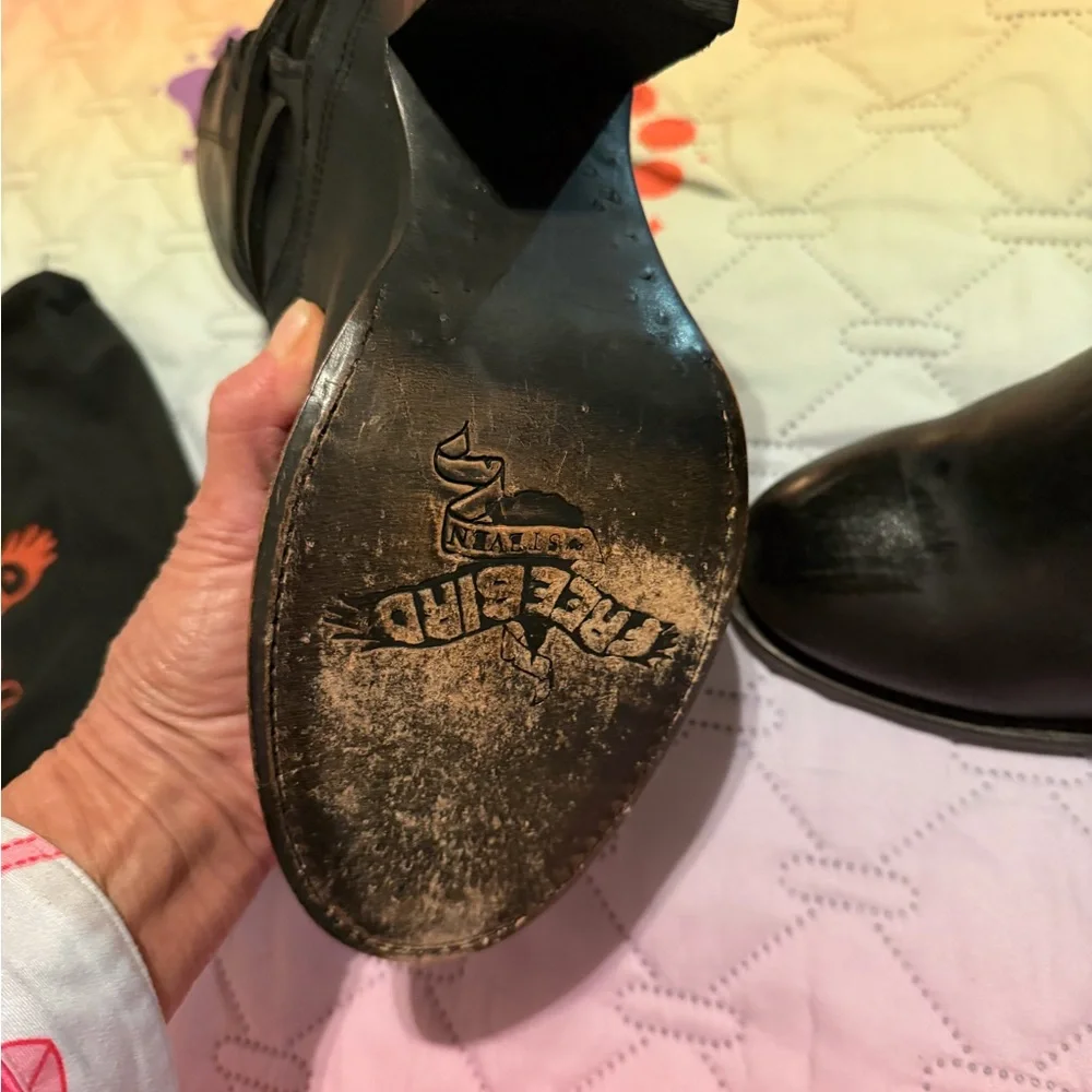 Freebird Black Heeled Boots - Picture 3 of 8